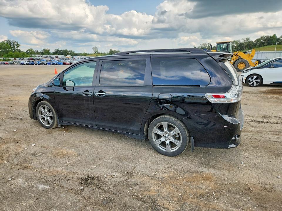 2018 Toyota Sienna VIN 5TDXZ3DC1JS957312 COPART salvage auction — FRONT END, Wi - Certificate Of Title, sold $1,250 on 2026-07-28 (photo 2)
