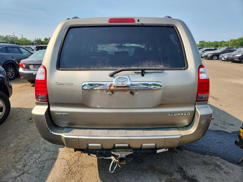 2008 Toyota 4runner VIN JTEBU14R18K009376 COPART salvage auction — REAR END, CT - CERTIFICATE OF TITLE, sold $3,550 on 2026-07-28 (photo 6)