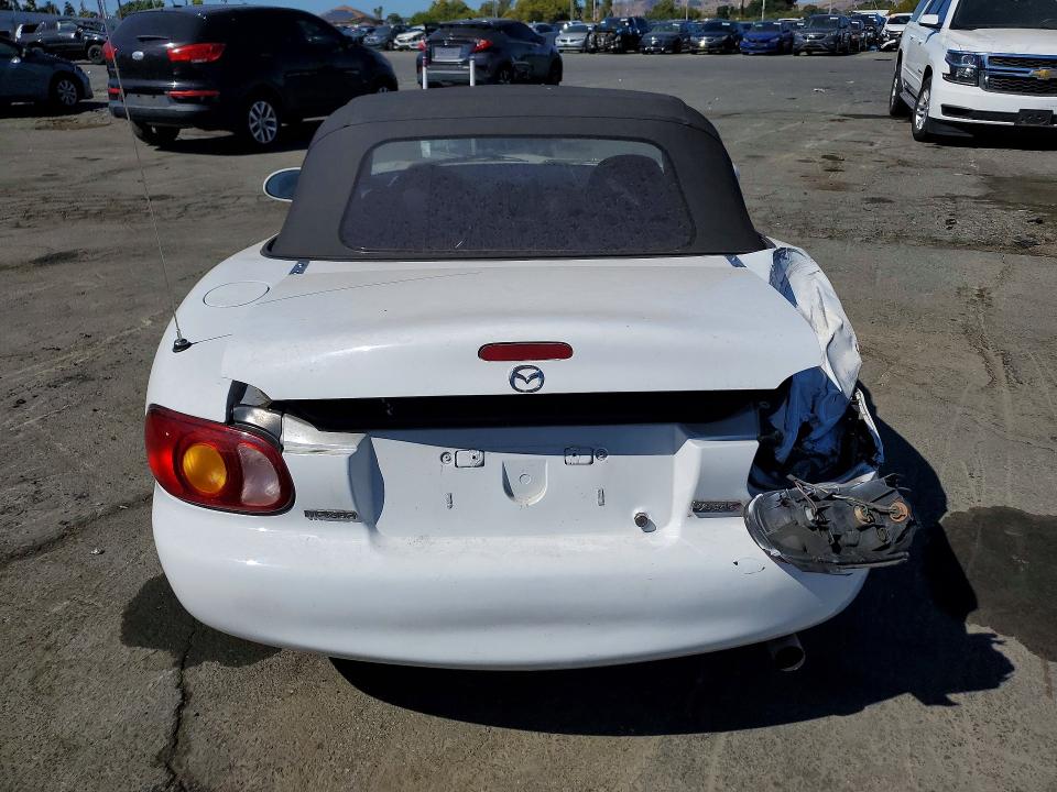 1999 Mazda Mx-5 VIN JM1NB353XX0124629 COPART salvage auction — REAR END, Ca - Salvage Certificate, sold $825 on 2026-07-31 (photo 6)
