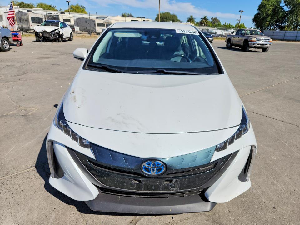 2021 Toyota Prius VIN JTDKAMFP1M3173435 COPART salvage auction — SIDE, CA - SALVAGE CERTIFICATE, sold $3,750 on 2026-07-27 (photo 5)