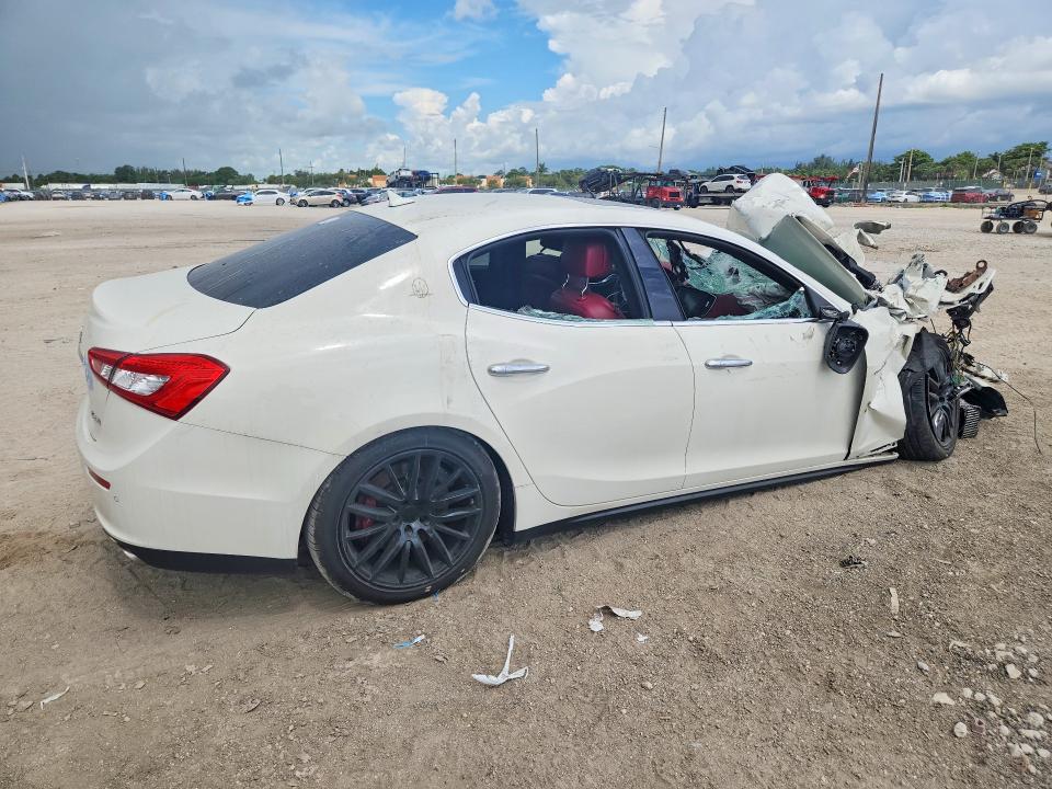 2017 Maserati Ghibli VIN ZAM57RTL1H1224147 COPART salvage auction — FRONT END, Fl - Cert Of Title Slvg Rebuildable, sold $2,900 on 2026-07-27 (photo 3)