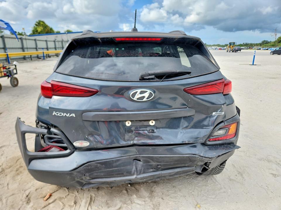 2018 Hyundai Kona VIN KM8K6CAA1JU084920 COPART salvage auction — REAR END, Fl - Cert Of Title Slvg Rebuildable, sold $2,100 on 2026-07-15 (photo 6)