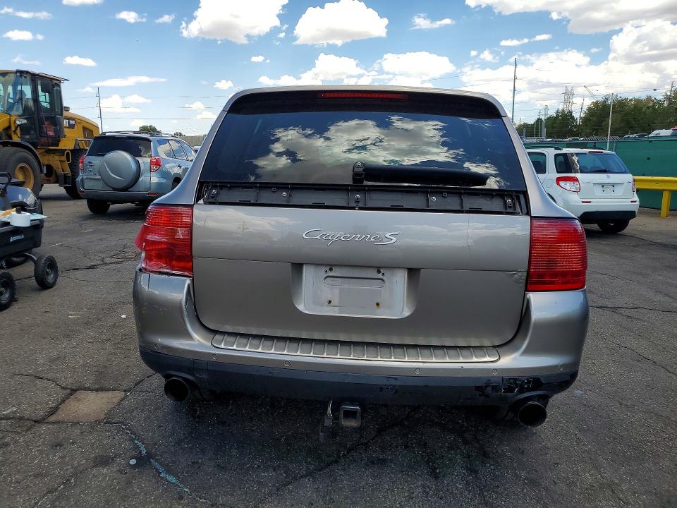 2004 Porsche Cayenne VIN WP1AB29P34LA76793 COPART salvage auction — REAR END, CO - PUBLIC - SALVAGE TITLE (P), sold $1,150 on 2026-08-11 (photo 6)