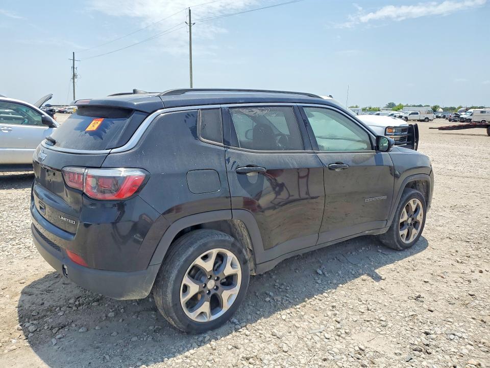 2019 Jeep Compass VIN 3C4NJDCB5KT596462 COPART salvage auction — MINOR DENT/SCRATCHES, Tx - Certificate Of Title, sold $2,950 on 2026-08-13 (photo 3)