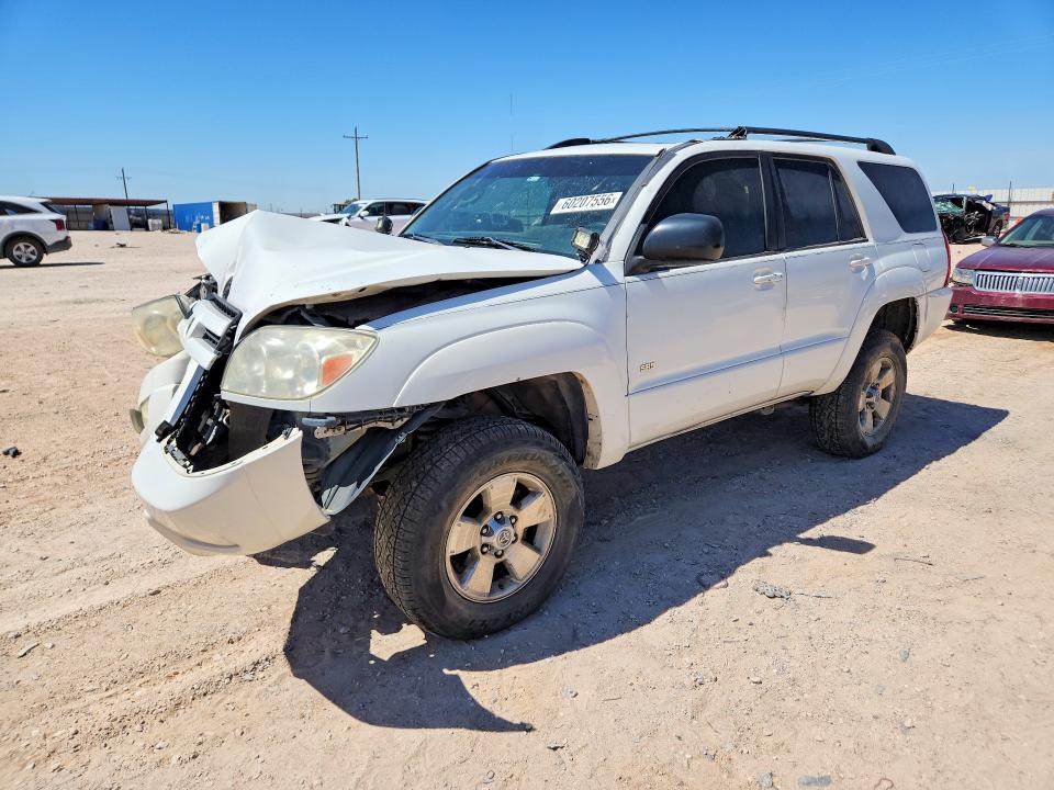 2003 Toyota 4runner VIN JTEZU14R938008044 COPART salvage auction — FRONT END, TX - CERTIFICATE OF TITLE, sold $2,450 on 2026-07-15 (photo 1)