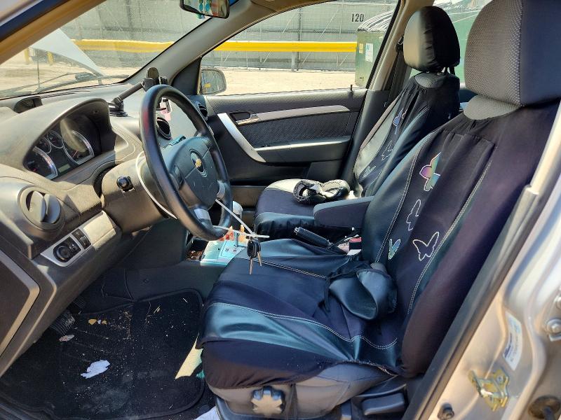 2010 Chevrolet Aveo VIN KL1TD5DE1AB073735 COPART salvage auction — HAIL, KS - CERT OF TITLE-REBUILT SALVAGE, sold $350 on 2026-07-22 (photo 7)