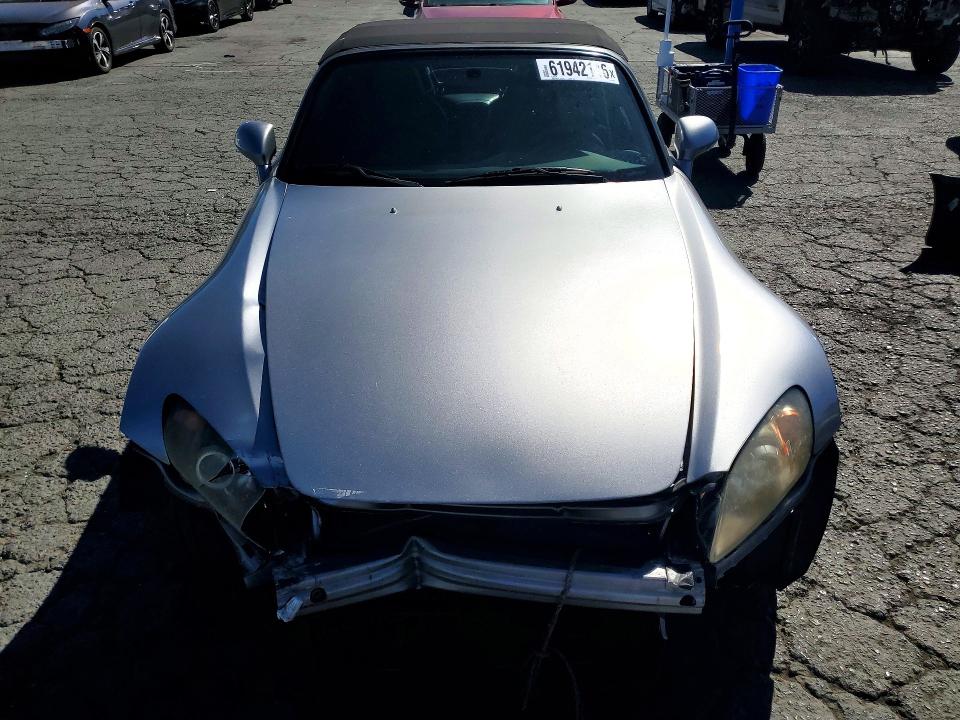 2007 Honda S2000 VIN JHMAP21457S000490 COPART salvage auction — FRONT END, Ca - Salvage Certificate, sold $5,500 on 2026-07-31 (photo 5)