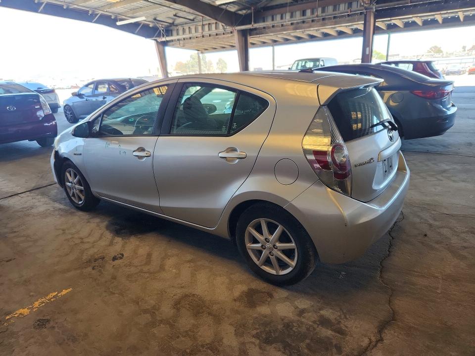 2013 Toyota Prius VIN JTDKDTB31D1539880 COPART salvage auction — FRONT END, Ca - Salvage Certificate, sold $3,350 on 2026-07-16 (photo 2)