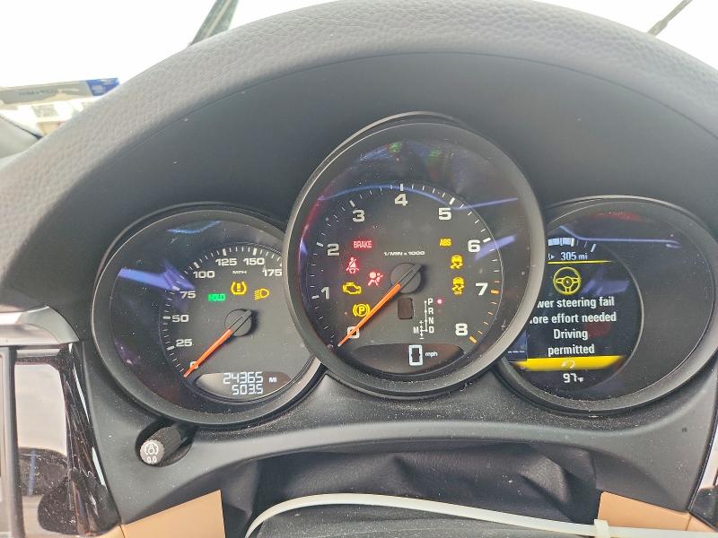 2020 Porsche Macan VIN WP1AA2A5XLLB13639 COPART salvage auction — FRONT END, Co - Salvage Title, sold $10,600 on 2026-08-25 (photo 9)