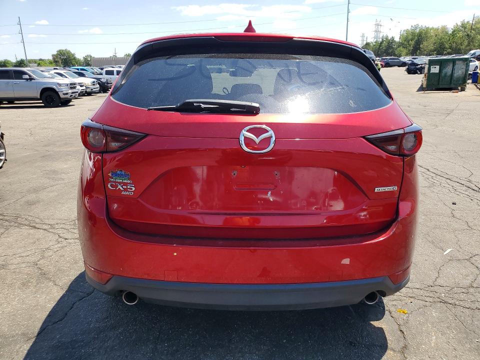 2021 Mazda Cx-5 VIN JM3KFBCM3M0370471 COPART salvage auction — HAIL, Co - Certificate Of Title, sold $7,100 on 2026-09-01 (photo 6)