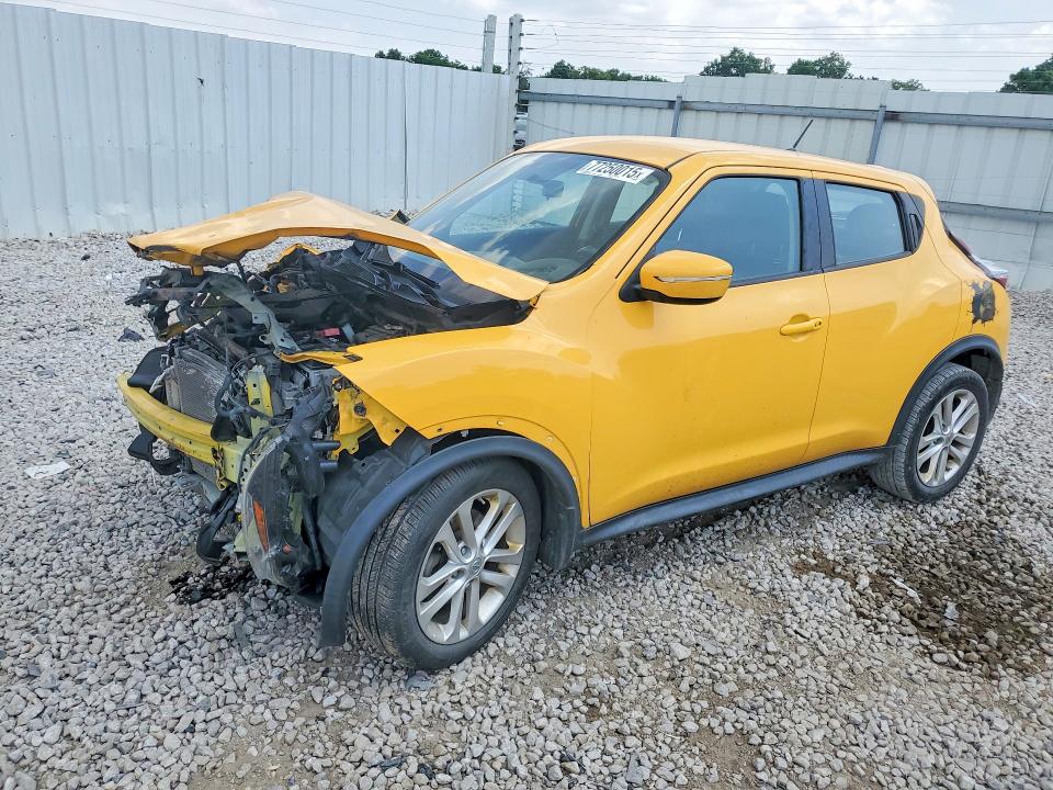 2016 Nissan Juke VIN JN8AF5MV8GT650827 COPART salvage auction — FRONT END, Oh - Cert Of Title-Salvage, sold $425 on 2026-07-24 (photo 1)