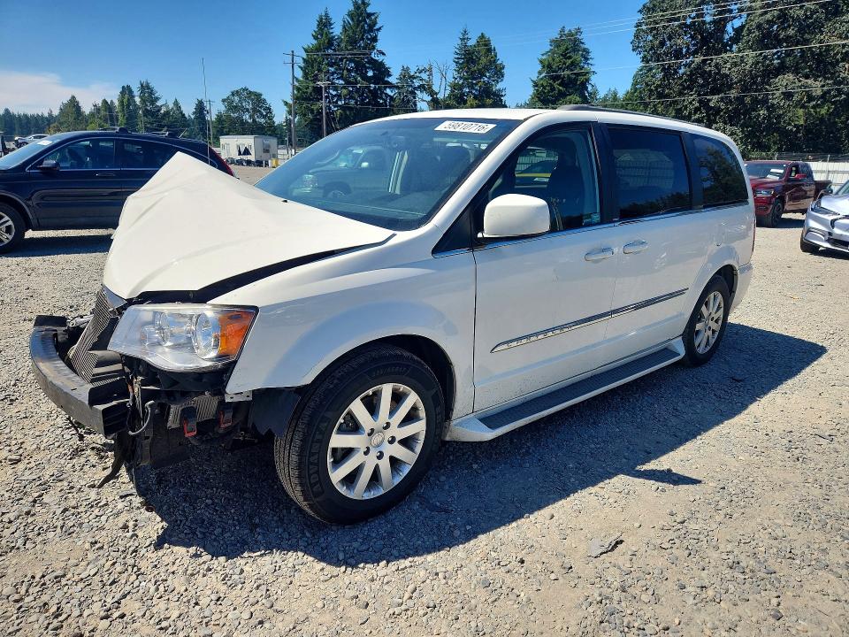 2013 Chrysler Voyager VIN 2C4RC1BG0DR674613 COPART salvage auction — FRONT END, Wa - Bill Of Sale, sold $575 on 2026-07-17 (photo 1)