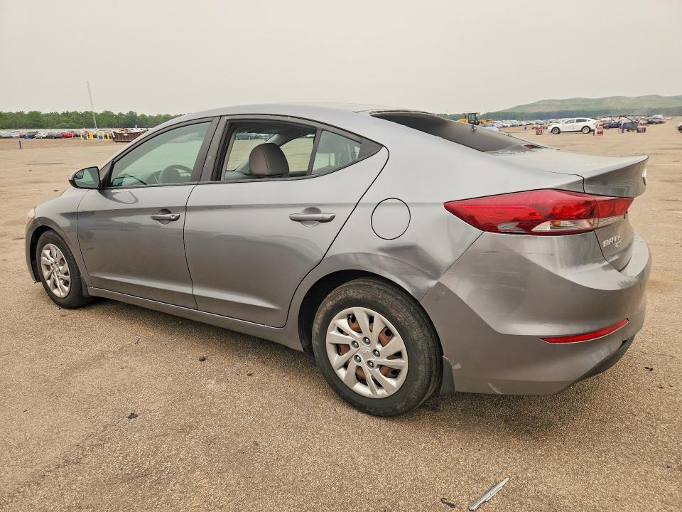 2018 Hyundai Elantra VIN KMHD74LF6JU575195 COPART salvage auction — VANDALISM, Salvage Title, sold $80 on 2026-07-22 (photo 2)