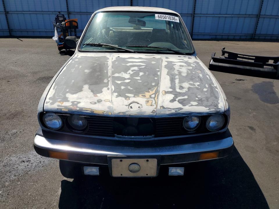 1987 BMW 3 series VIN WBAAB5409H9807112 COPART salvage auction — STRIPPED, Al - Dis/Dlr/Exp Only Clean Title (P), sold $1,600 on 2026-07-27 (photo 5)