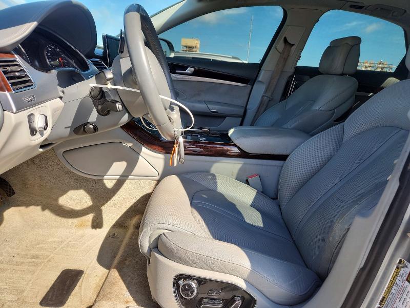 2013 Audi A8 VIN WAUAGAFD7DN030439 COPART salvage auction — FRONT END, LA - CERT OF TITLE-SALVAGE (P), sold $1,250 on 2026-07-27 (photo 7)