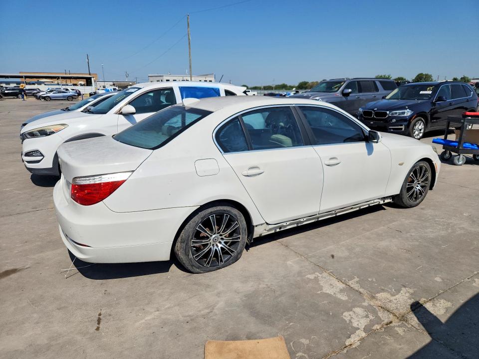 2008 BMW 5 series VIN WBANU53588CT05235 COPART salvage auction — SIDE, TX - CERTIFICATE OF TITLE (P), sold $300 on 2026-07-27 (photo 3)