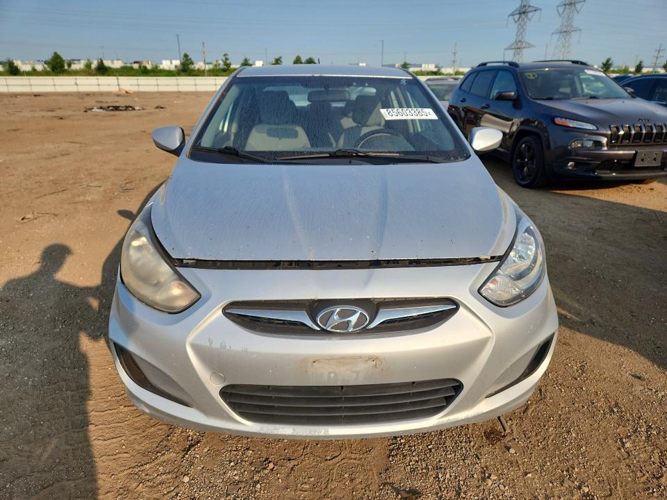 2013 Hyundai Accent VIN KMHCT4AE1DU303448 COPART salvage auction — MECHANICAL, Il - Certificate Of Title (P), sold $500 on 2026-07-28 (photo 5)