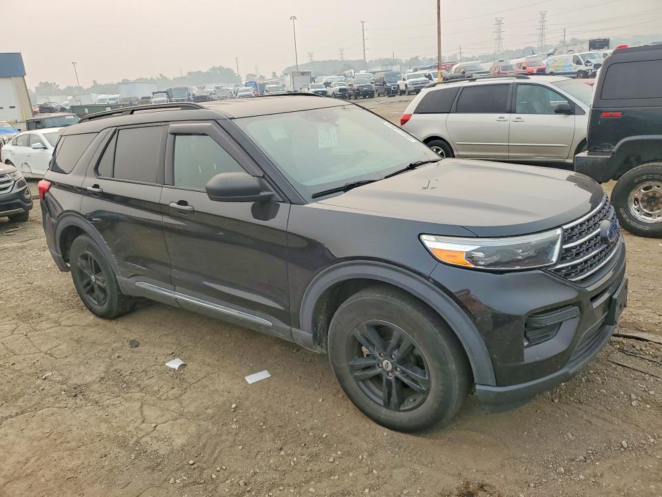2020 Ford Explorer VIN 1FMSK8DH4LGA56192 COPART salvage auction — REAR END, Mi - Certificate Of Title, sold $10,900 on 2026-08-21 (photo 4)