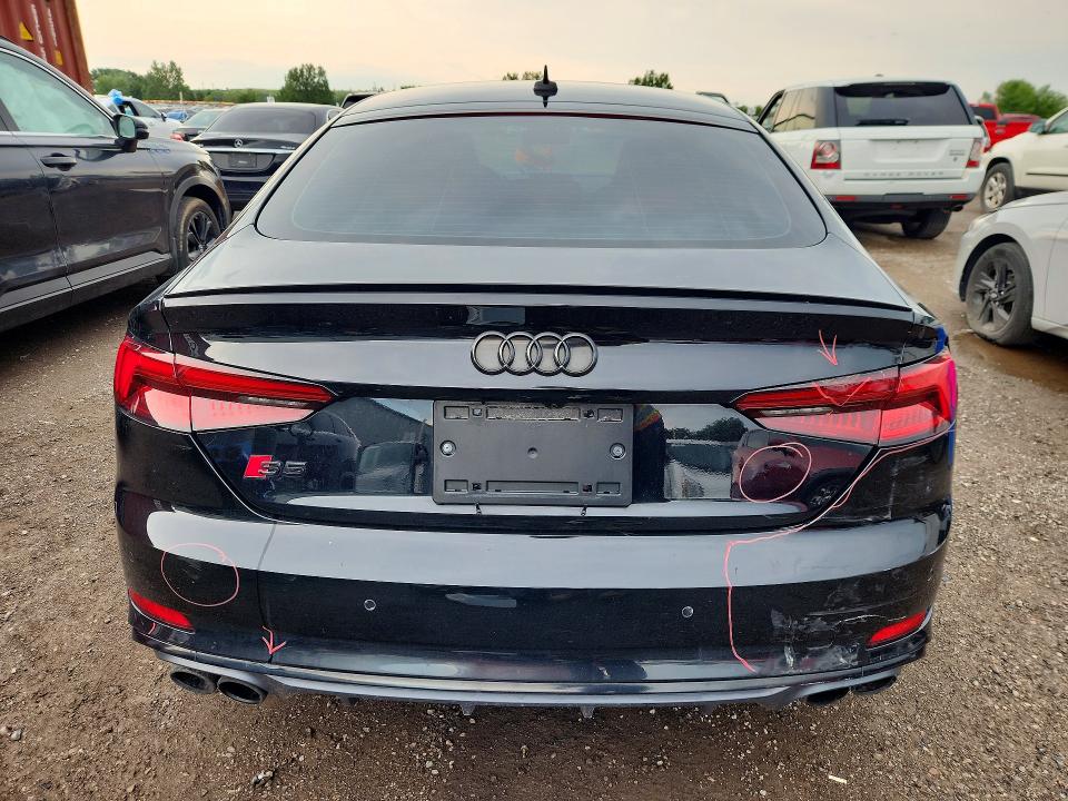 2018 Audi Rs5 VIN WAUC4CF59JA069719 COPART salvage auction — REAR END, On - Permit No Brand - Unfit, sold $5,500 on 2026-07-30 (photo 6)
