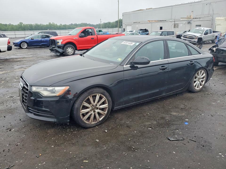 2014 Audi A6 VIN WAUGFAFC9EN124540 COPART salvage auction — REAR END, Va - Certificate Of Title, sold $725 on 2026-07-29 (photo 1)