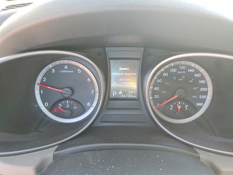 2013 Hyundai Santa fe VIN 5XYZUDLB6DG119218 COPART salvage auction — FRONT END, ON - PERMIT NO BRAND - UNFIT, sold $350 on 2026-07-28 (photo 9)