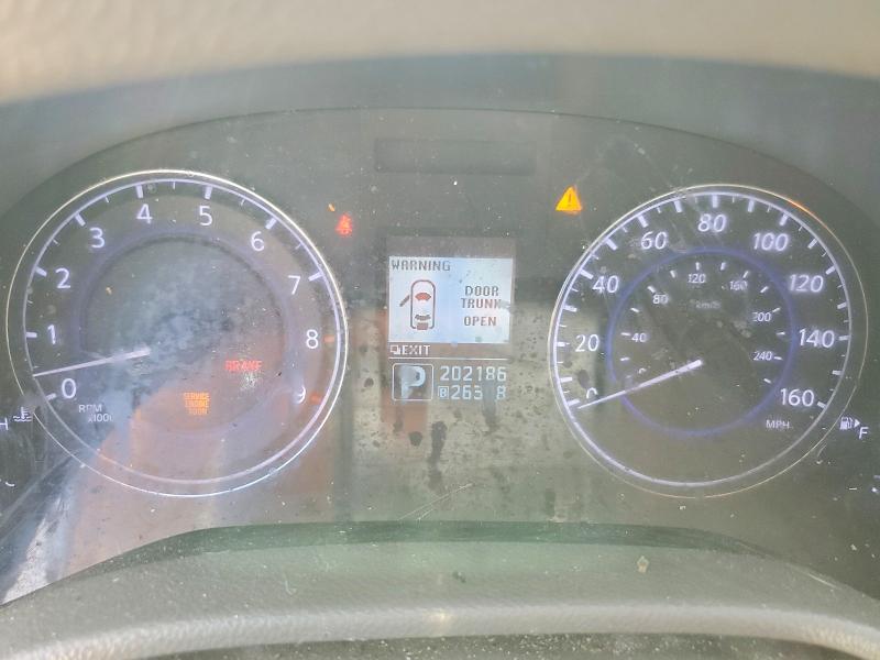 2012 Infiniti G VIN JN1CV6AP6CM624589 COPART salvage auction — REAR END, Tx - Certificate Of Title, sold $500 on 2026-07-23 (photo 9)