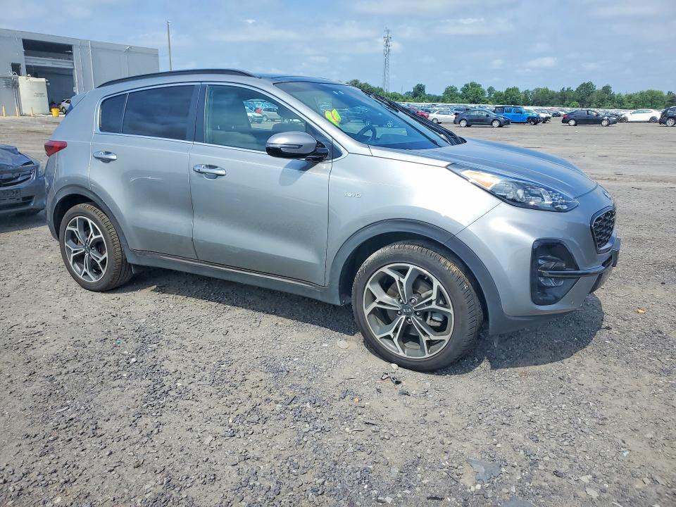 2021 Kia Sportage VIN KNDPRCA69M7874563 COPART salvage auction — SIDE, Va - Cert Of Title - Salvage, sold $4,200 on 2026-07-22 (photo 4)