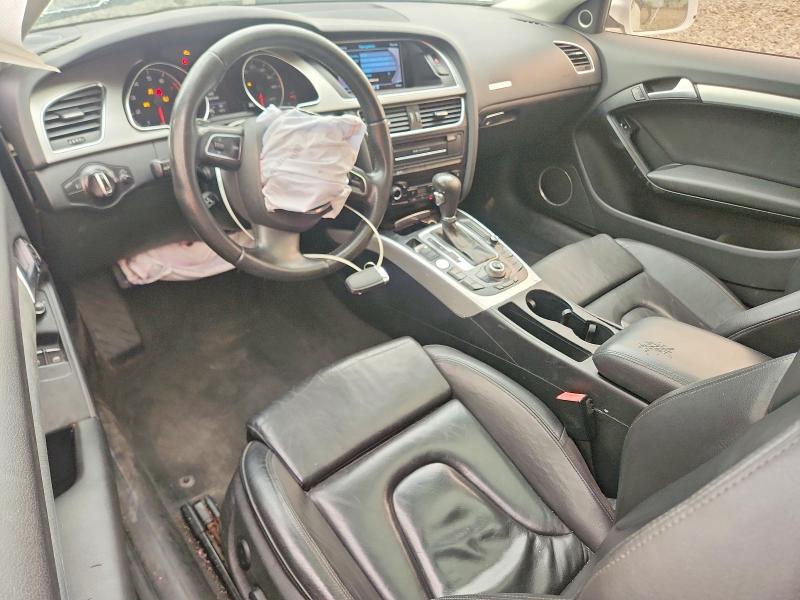 2012 Audi A5 VIN WAULFAFR2CA005736 COPART salvage auction — FRONT END, NY - MV-907A SALVAGE CERTIFICATE, sold $325 on 2026-07-23 (photo 8)