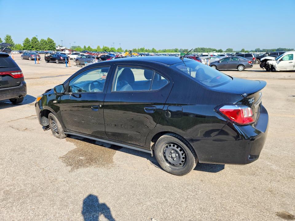 2024 Mitsubishi Mirage VIN ML32FUFJ1RHF14300 COPART salvage auction — FRONT END, Tx - Certificate Of Title, sold $3,000 on 2026-07-22 (photo 2)