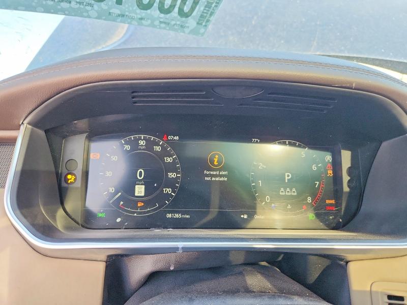 2020 Land rover RANGE ROVER VIN SALGS2SE4LA586741 COPART salvage auction — SIDE, Il - Certificate Of Title (P), sold $12,300 on 2026-07-16 (photo 9)