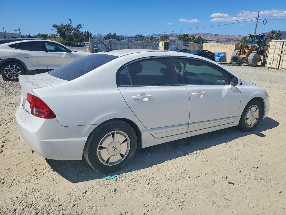 2008 Honda Civic hybrid VIN JHMFA36288S019640 COPART salvage auction — SIDE, Ca - Dis/Dlr/Exp Only Clean Title, sold $500 on 2026-07-16 (photo 3)