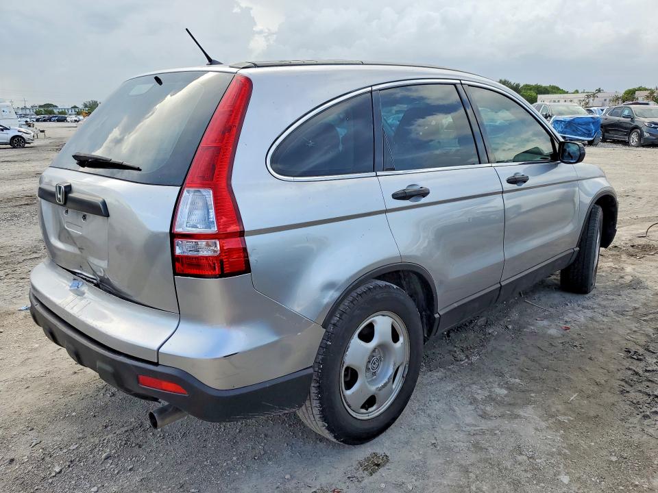 2007 Honda Cr-v VIN JHLRE383X7C058587 COPART salvage auction — REAR END, Fl - Cert Of Title Slvg Rebuildable, sold $2,100 on 2026-07-17 (photo 3)