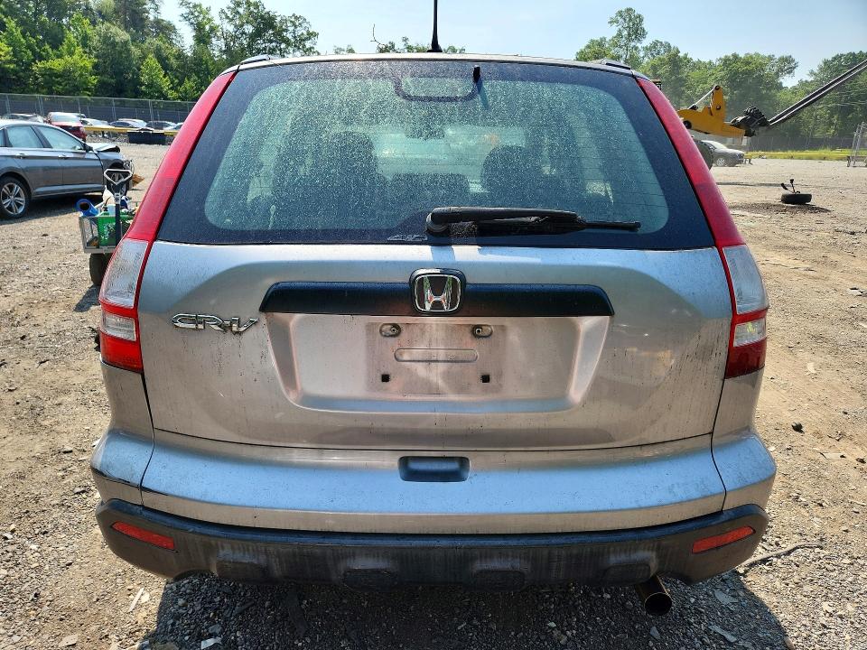 2007 Honda Cr-v VIN JHLRE48357C030525 COPART salvage auction — VANDALISM, Md - Cert Of Salvage < 75% Damage, sold $2,650 on 2026-07-31 (photo 6)