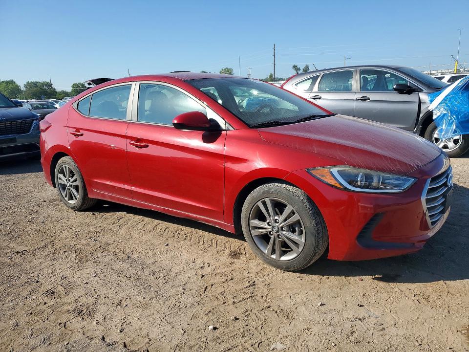 2017 Hyundai Elantra VIN KMHD84LF4HU224194 COPART salvage auction — NORMAL WEAR, IA - CERTIFICATE OF TITLE, sold $90 on 2026-07-24 (photo 4)