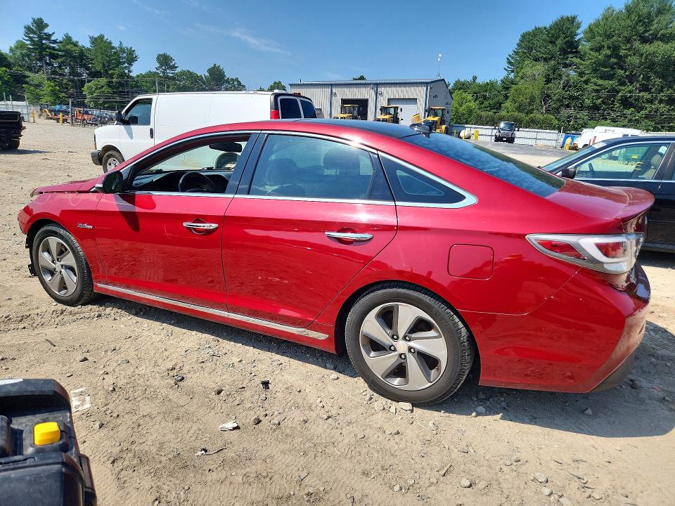 2016 Hyundai Sonata VIN KMHE34L13GA017867 COPART salvage auction — FRONT END, Ma - Cert Of Title-Reconstrctd Coll, sold $1,600 on 2026-08-02 (photo 2)