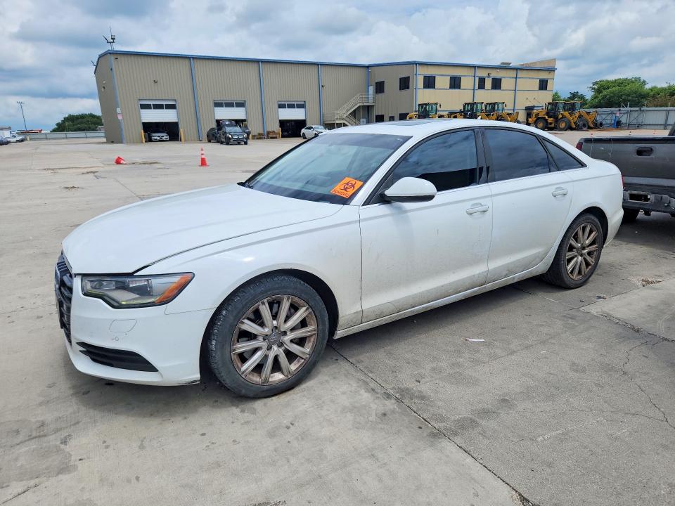 2014 Audi A6 VIN WAUGFAFCXEN119914 COPART salvage auction — NORMAL WEAR, Tx - Certificate Of Title, sold $500 on 2026-07-30 (photo 1)