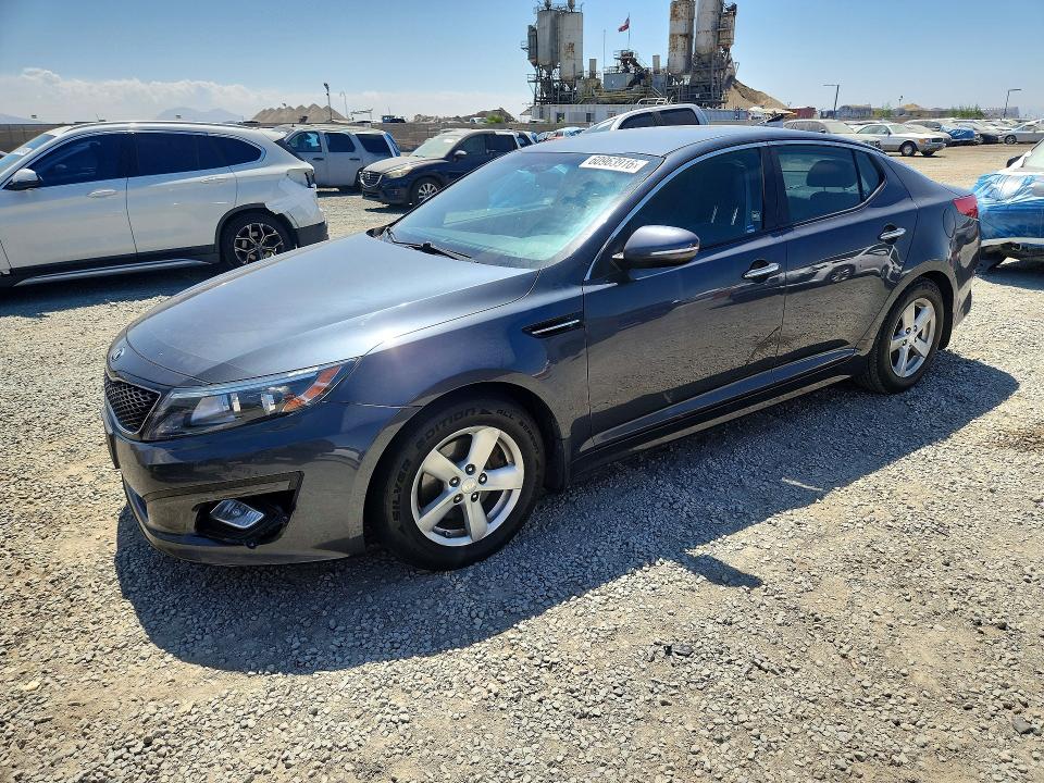 2015 Kia Optima VIN KNAGM4A76F5633634 COPART salvage auction — MECHANICAL, Ca - Dis/Dlr/Exp Only Clean Title, sold $1,000 on 2026-07-29 (photo 1)