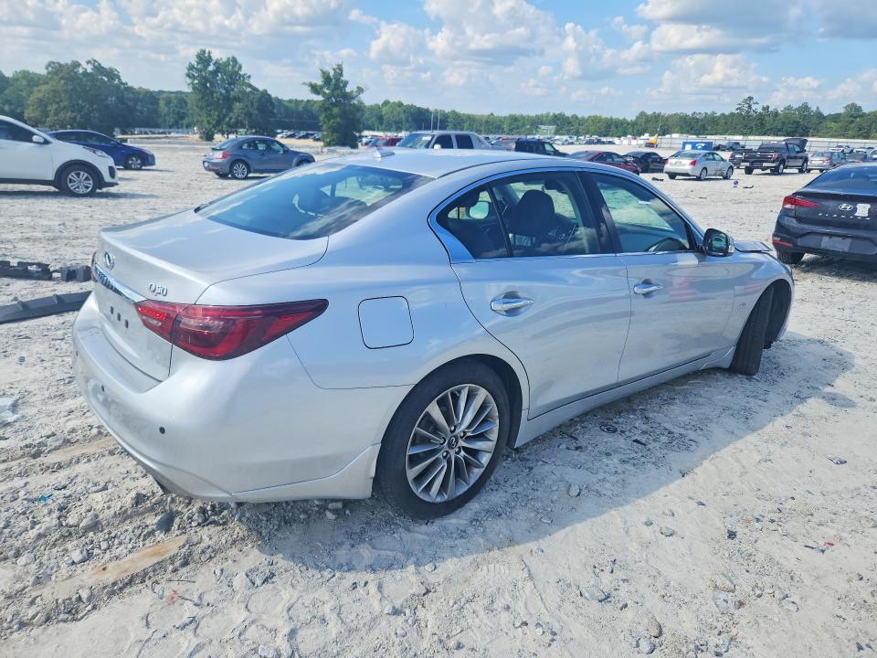 2018 Infiniti Q50 VIN JN1EV7APXJM362927 COPART salvage auction — FRONT END, Tn - Certificate Of Title, sold $6,750 on 2026-07-27 (photo 3)