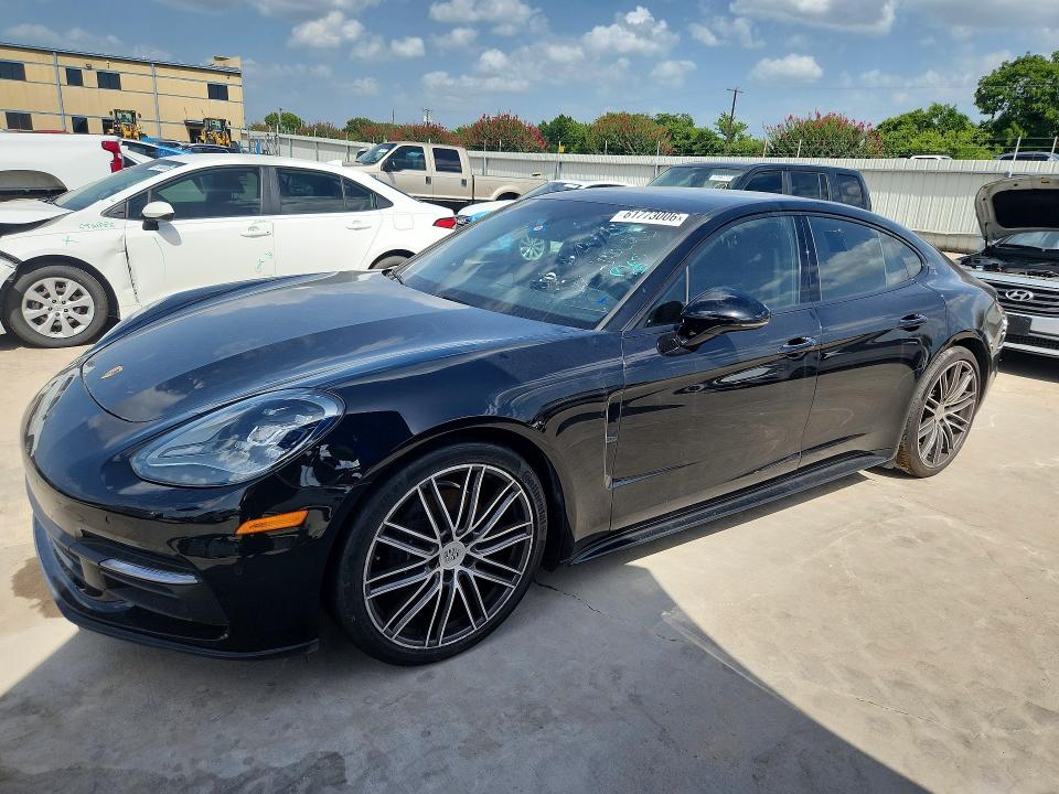 2018 Porsche Panamera VIN WP0AA2A78JL105152 COPART salvage auction — MINOR DENT/SCRATCHES, Tx - Certificate Of Title (P), sold $17,800 on 2026-07-29 (photo 1)