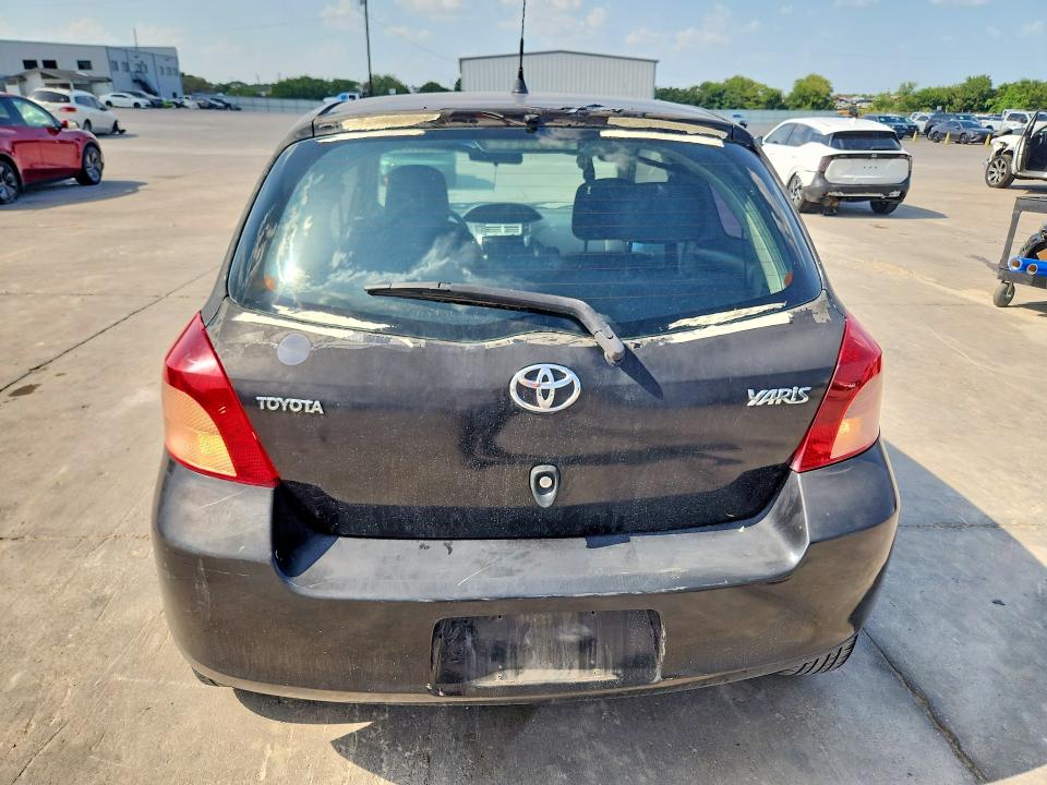 2007 Toyota Yaris VIN JTDJT923675118719 COPART salvage auction — FRONT END, Tx - Salvage Vehicle Title, sold $175 on 2026-07-30 (photo 6)