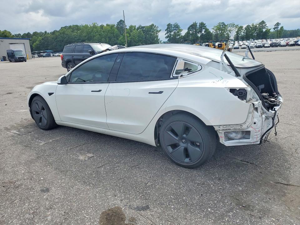 2021 Tesla Model 3 VIN 5YJ3E1EA5MF048865 COPART salvage auction — REAR END, Nc - Salvage Certificate Of Title, sold $325 on 2026-07-28 (photo 2)