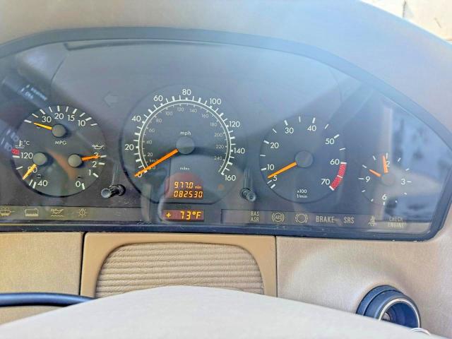 1999 Mercedes-benz S class VIN WDBGA43G1XA421644 COPART salvage auction — MINOR DENT/SCRATCHES, OR - CERTIFICATE OF TITLE (P), sold $3,950 on 2026-07-27 (photo 8)