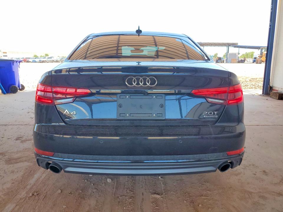 2017 Audi A4 VIN WAUENAF48HN001058 COPART salvage auction — FRONT END, Az - Cert Of Title - Salvage, sold $1,850 on 2026-07-30 (photo 6)