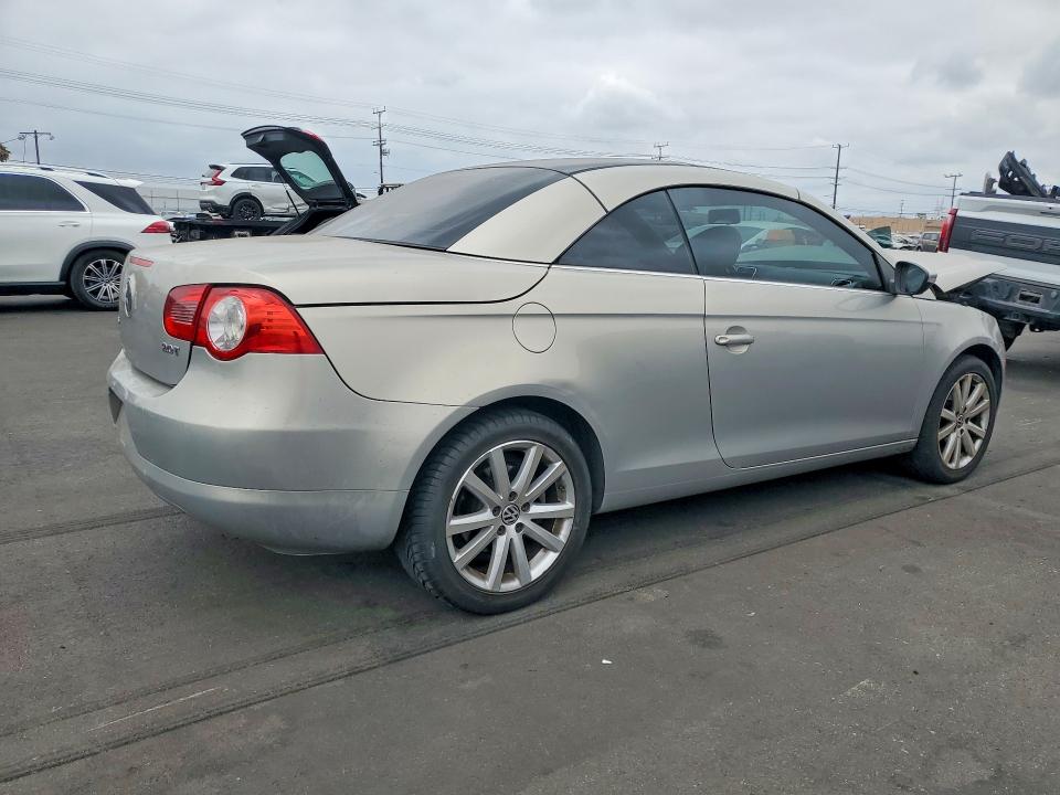 2009 Volkswagen Eos VIN WVWBA71F69V008122 COPART salvage auction — FRONT END, CA - SALVAGE CERTIFICATE, sold $250 on 2026-07-22 (photo 3)