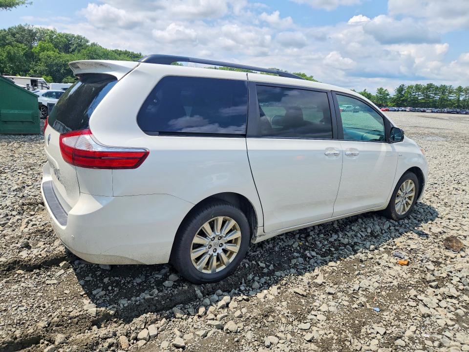 2017 Toyota Sienna VIN 5TDDZ3DC7HS176730 COPART salvage auction — NORMAL WEAR, NH - CERTIFICATE OF TITLE (P), sold $10,100 on 2026-08-24 (photo 3)