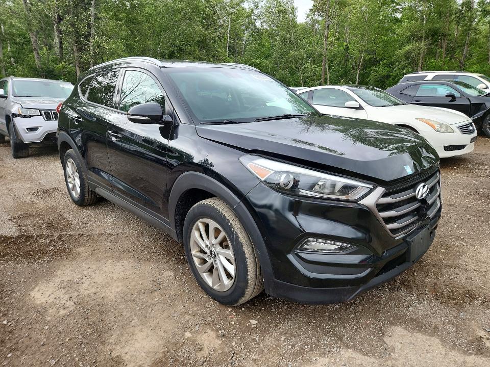 2016 Hyundai Tucson VIN KM8J33A45GU185689 COPART salvage auction — FRONT END, On - Permit Salvage, sold $250 on 2026-07-28 (photo 4)