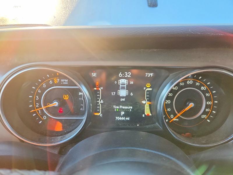 2022 Jeep Gladiator VIN 1C6HJTAGXNL138672 COPART salvage auction — FRONT END, TX - DIS/DLR/EXP ONLY SALVAGE TITLE (P), sold $13,900 on 2026-07-29 (photo 9)