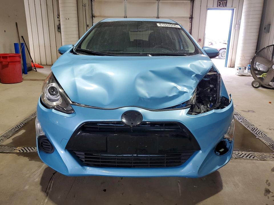 2015 Toyota Prius c VIN JTDKDTB39F1098695 COPART salvage auction — FRONT END, Pa - Certificate Of Salvage, sold $125 on 2026-07-30 (photo 5)