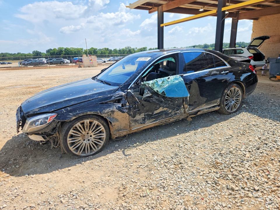 2015 Mercedes-benz S class VIN WDDUG8FB0FA187916 COPART salvage auction — ALL OVER, AL - CERT OF TITLE-SALVAGE TITLE (P), sold $3,650 on 2026-07-15 (photo 1)