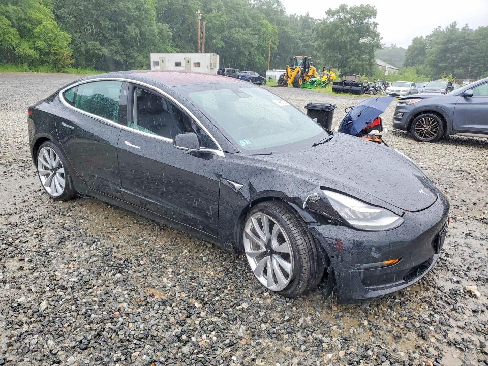 2018 Tesla Model 3 VIN 5YJ3E1EBXJF067304 COPART salvage auction — FRONT END, Salvage Title, sold $10,254 on 2026-07-09 (photo 4)